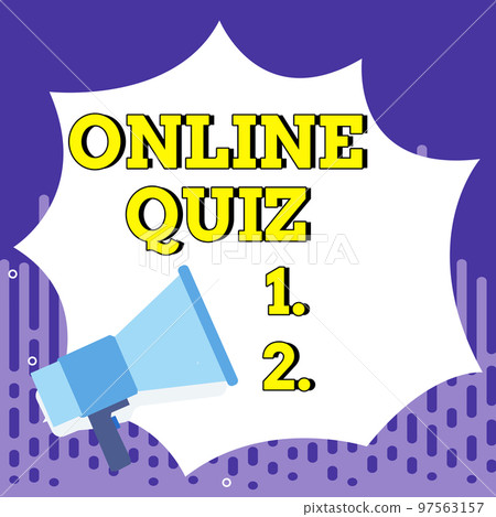 Handwriting text Online Quiz. Business idea game or a mind sport that are published on the Internet Handwriting text Online Quiz. Business idea game or a mind sport that are published on the Internet 97563157