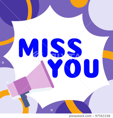 Handwriting text Miss You. Business idea Longing for an important person in your life for a period of time Handwriting text Miss You. Business idea Longing for an important person in your life for a period of time 97563198