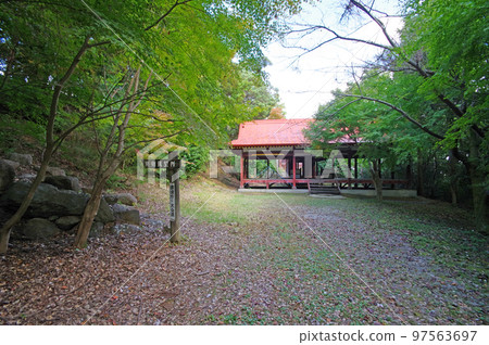 大分縣中津市的象徵八門山岩山神社 97563697