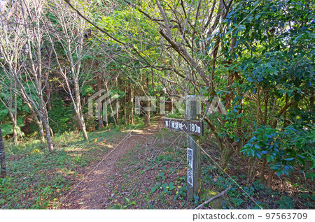 Symbol of Nakatsu City, Oita Prefecture Hachimensan summit promenade 97563709