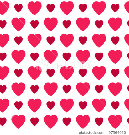 Valentine's Day pattern with heart. Vector illustration. Seamless. Romantic background. Valentine's Day pattern with heart. Vector illustration. Seamless. Romantic background. 97564030