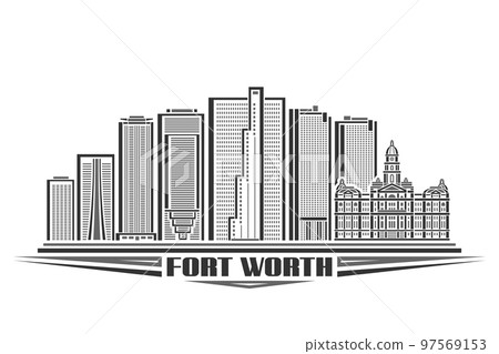 Vector illustration of Fort Worth 97569153