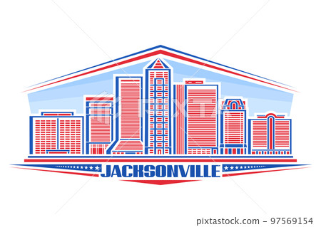 Vector illustration of Jacksonville Vector illustration of Jacksonville 97569154