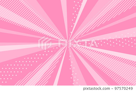Pop and cute pink radial lines Pop and cute pink radial lines 97570249