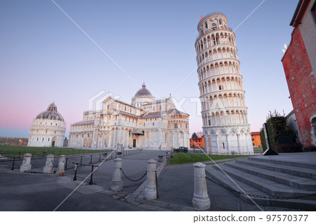 Pisa, Italy at the Leaning Tower 97570377