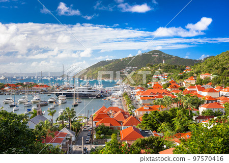 Gustavia, St. Barths Town Skyline 97570416
