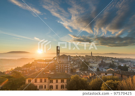 Perugia, Italy, the Capital City of Umbria 97570425
