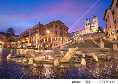 Spanish Steps in Rome, Italy Spanish Steps in Rome, Italy 97570432