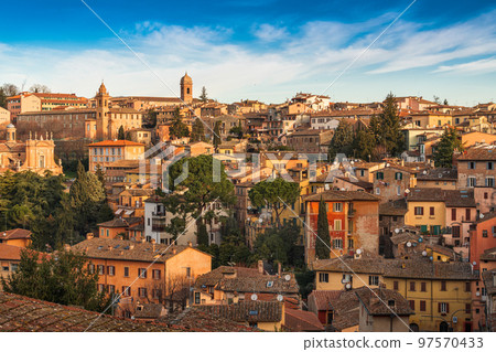 Perugia, Italy Old Town Skyline 97570433
