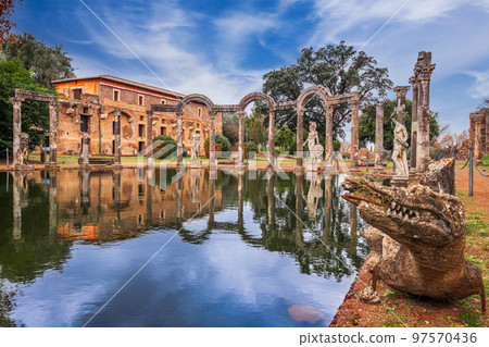 Hadrian's Villa in Tivoli, Italy 97570436