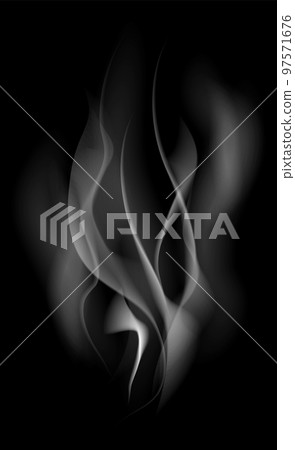 Natural fog mockup. Realistic vapor. Hot white smoke 97571676