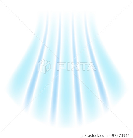 Fresh air flow from the conditioner. Sparkling light effect with blue rays. Imitation cold wind or frost on white background Fresh air flow from the conditioner. Sparkling light effect with blue rays. Imitation cold wind or frost on white background 97573945