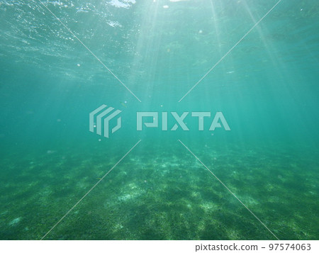 caribbean sea split level ocean caribbean sea split level ocean 97574063