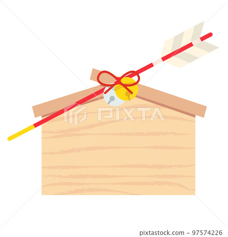 Illustration material of a simple demon arrow 97574226