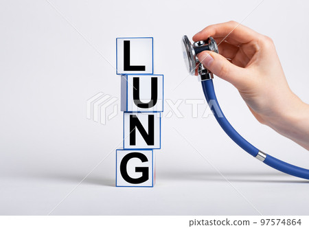 Lung word, medical disease diagnostics Lung word, medical disease diagnostics 97574864