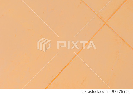 Orange light ceramic tile floor or wall in bathroom or kitchen texture surface background Orange light ceramic tile floor or wall in bathroom or kitchen texture surface background 97576504
