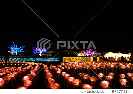 tokyo mega illumi, toyo city keiba, racetrack, tokyo, i 97577114