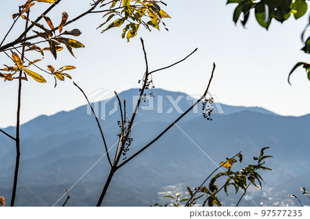 Natural scenery of Gifu prefecture in autumn 97577235