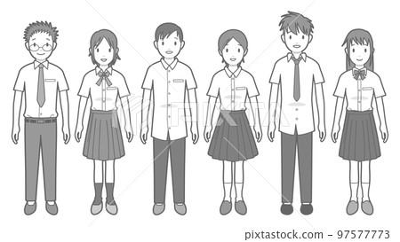 學生的矢量圖解 97577773