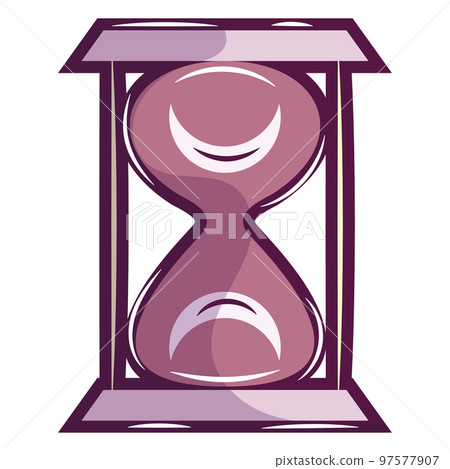 Isolated colored magic sand watch icon Vector 97577907