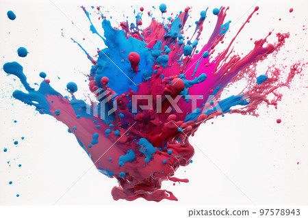 油漆墨水飛濺飛濺油漆 97578943