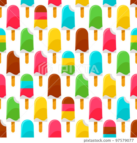 colorful ice creams colorful ice creams 97579077