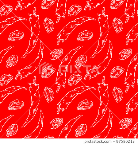 seamless chili peppers seamless chili peppers 97580212
