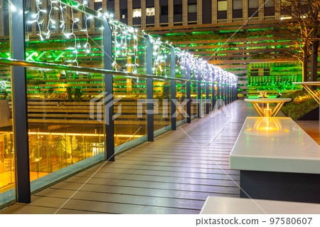 [Aichi Prefecture] Scenery of Sasashima Live / Night view of Global Gate 97580607