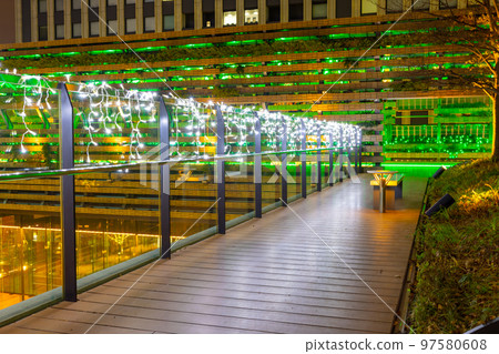 [Aichi Prefecture] Scenery of Sasashima Live / Night view of Global Gate 97580608