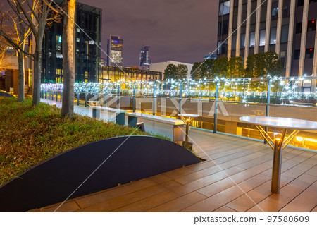 [Aichi Prefecture] Scenery of Sasashima Live / Night view of Global Gate 97580609