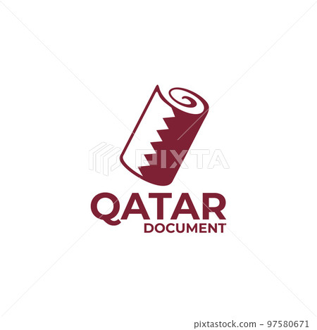 Qatar document keeper logo design 97580671