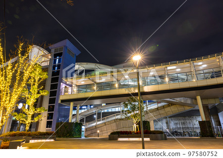 [愛知縣]笹島實景/全球之門夜景 97580752