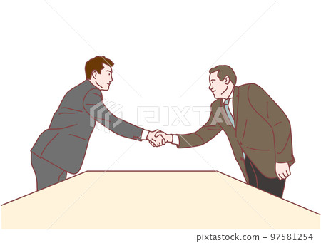 商人的握手場面 97581254