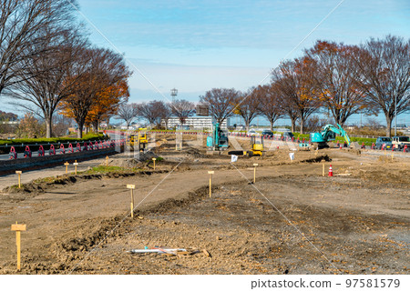 Work to increase the number of lanes on the main road National Route 17 Jobu Road Downbound 2022.12 q-3 Light tone Work to increase the number of lanes on the main road National Route 17 Jobu Road Downbound 2022.12 q-3 Light tone 97581579