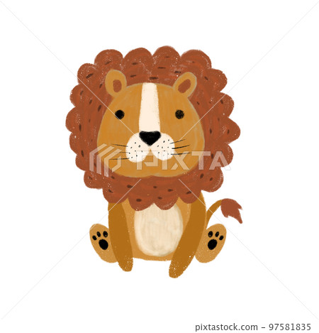 cute lion 97581835