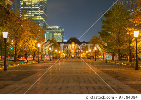 東京夜景丸之內行幸通 97584084