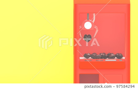 Valentine's Day UFO catcher 3DCG illustration 97584294