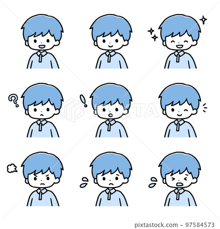boy icon set boy icon set 97584573