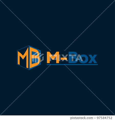 Illustration Vector Graphic of M Box logo Illustration Vector Graphic of M Box logo 97584752