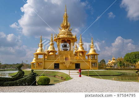 Wat Rong Khun (White Temple) Ganesha Hall, Chiang Rai, Kingdom of Thailand Wat Rong Khun (White Temple) Ganesha Hall, Chiang Rai, Kingdom of Thailand 97584795