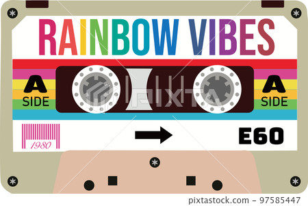 retro style cassette 97585447