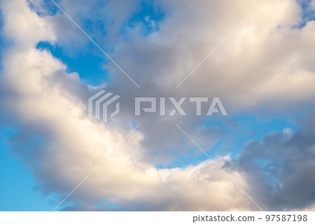 Autumn sky material image Autumn sky material image 97587198