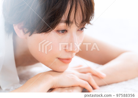 Female beauty beauty skin care living room Female beauty beauty skin care living room 97588356