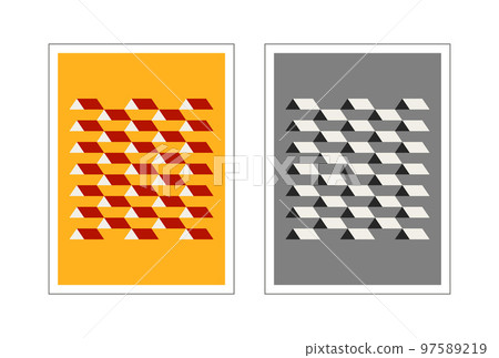 Simple design on white background. 97589219