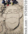 Sand painting 97589739