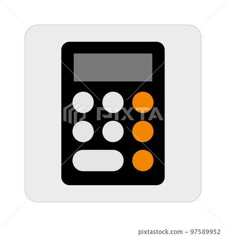 calculator icon. computer calculator. electronic calculation. vector. 97589952