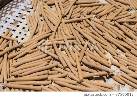 Dry Incense under the sunlight at outdoor 97590012