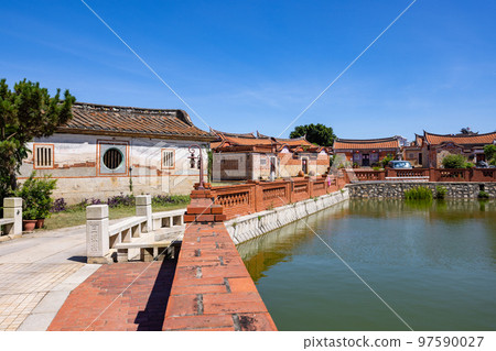 Taiwan Kinmen Zhu Shan Village and lake Taiwan Kinmen Zhu Shan Village and lake 97590027
