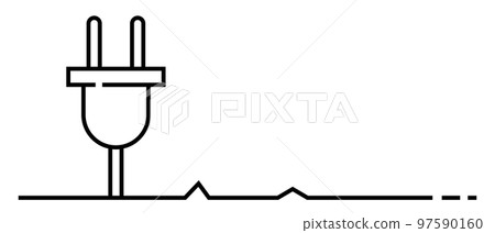 Modern electrical outlet background. vector. Modern electrical outlet background. vector. 97590160
