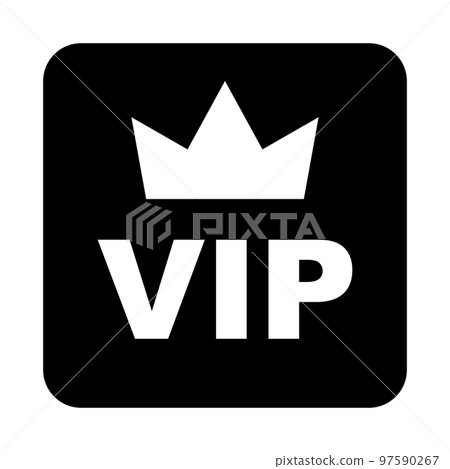 VIP box icon - Stock Illustration [97590267] - PIXTA